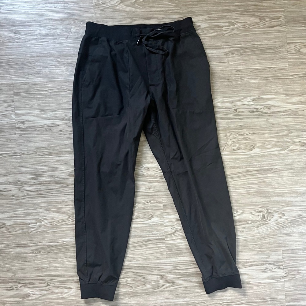 Lululemon ABC Jogger Warpstreme Black Tapered Athletic Pants Mens XL